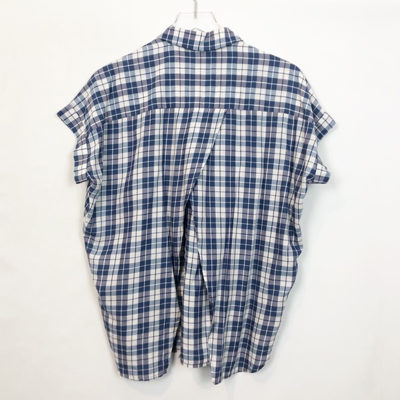 Madewell Central Linus Plaid Split Back Shirt XS - Picture 2 of 7